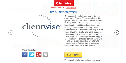 Vote for ClientWise