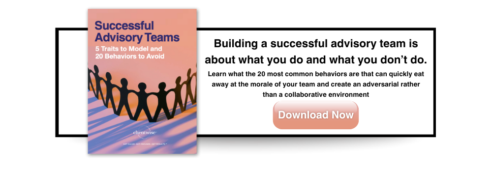 successful advisory teams cta