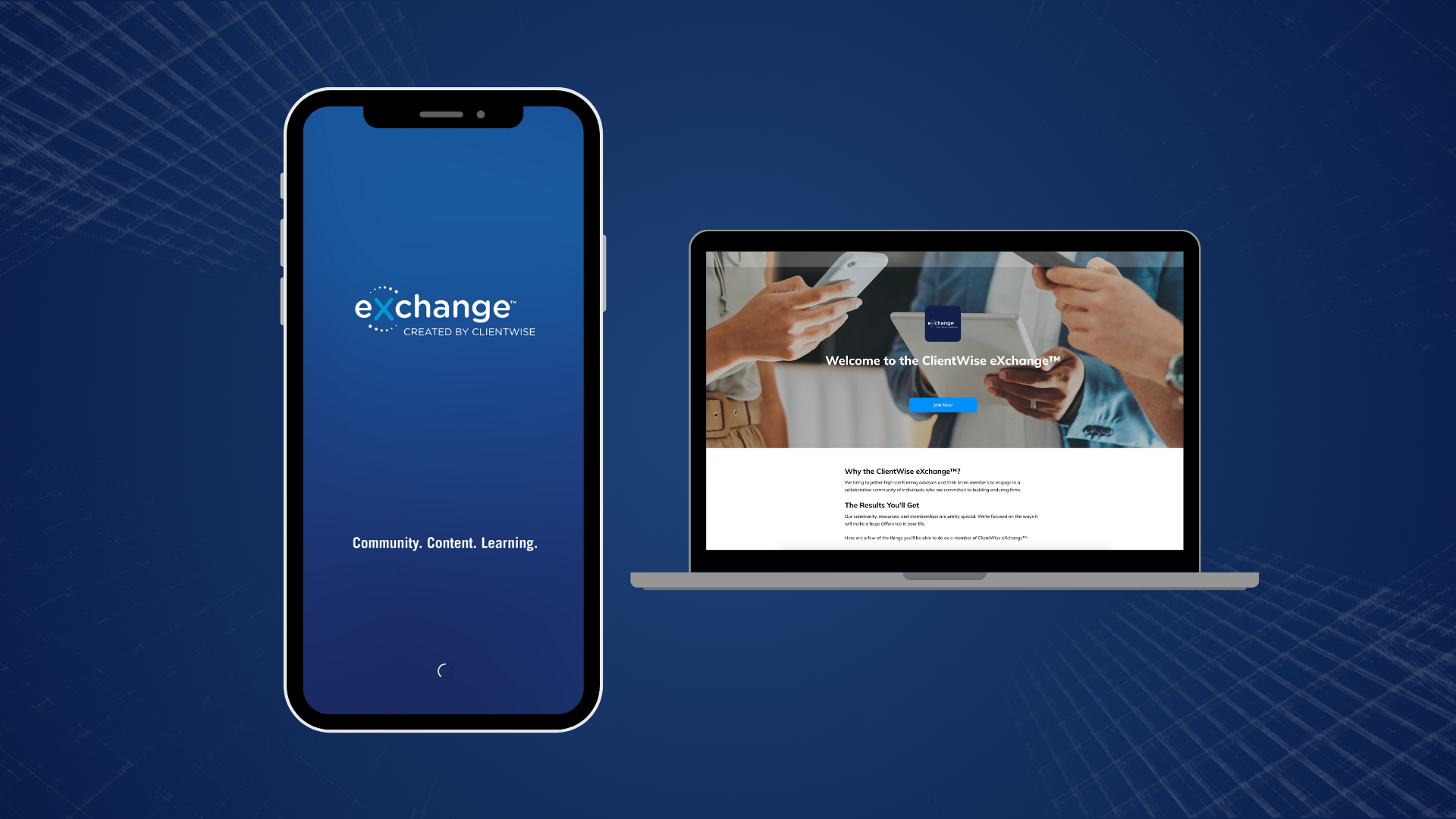 ClientWise eXchangeTM Community for Financial Advisors Tile