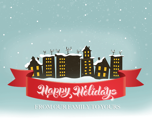 happy holidays from our family to yours